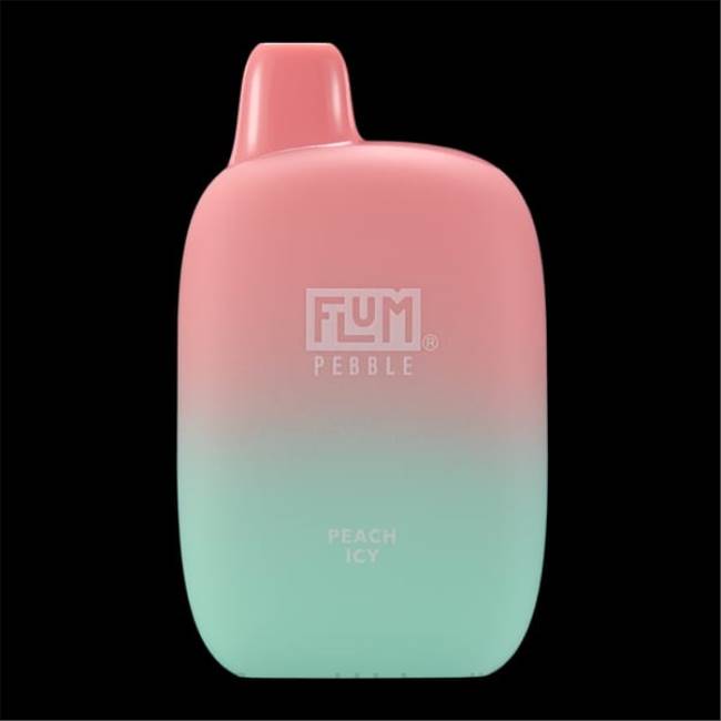 FLUM PEBBLES 6000 baforadas pêssego gelado 828A60 | FLUM PEBBLE VAPE NEAR ME